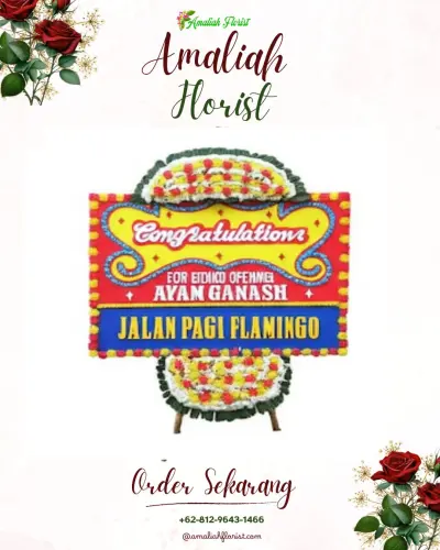 Bunga Papan Congratulation di Getas